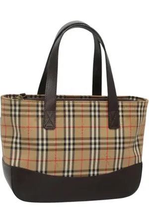 Burberry Pre-owned, Kobieta, Beżowy, ONE SIZE, Skóra, Pre-owned Canvas handbags