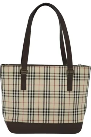 Burberry Pre-owned, Kobieta, Beżowy, ONE SIZE, Skóra, Pre-owned Canvas handbags