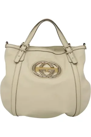 Gucci Pre-owned, Kobieta, Beżowy, ONE SIZE, Skóra, Pre-owned Leather gucci-bags