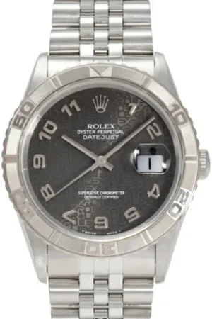 Rolex Pre-owned, Mężczyzna, Szary, ONE SIZE, Pre-owned Stainless Steel watches
