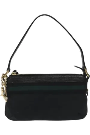 Gucci Pre-owned, Kobieta, Czarny, ONE SIZE, Skóra, Pre-owned Canvas gucci-bags