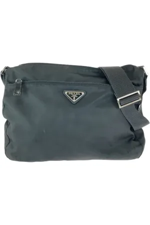 Prada Pre-owned, Kobieta, Czarny, ONE SIZE, Nylon, Pre-owned Canvas crossbody-bags