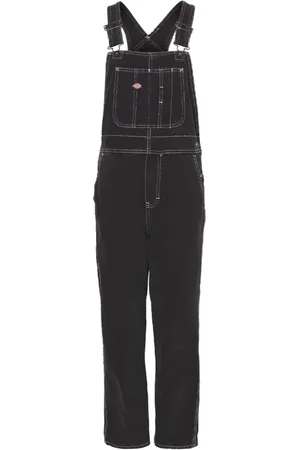 Dickies Kombinezony, Kobieta, Czarny, M, Denim, Klasyczny Dżinsowy Kombinezon