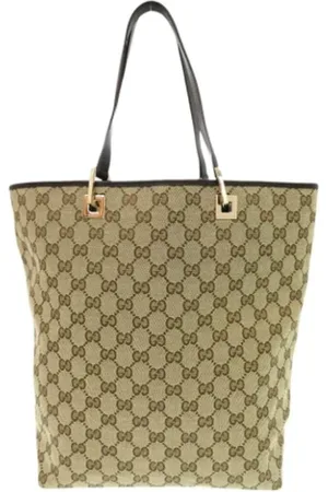 Gucci Pre-owned, Kobieta, Beżowy, ONE SIZE, Pre-owned Canvas gucci-bags