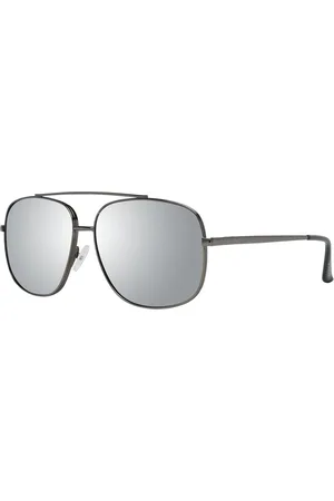 Guess Akcesoria, Mężczyzna, Szary, ONE SIZE, Okulary przeciwsłoneczne z lustrzanymi szkłami