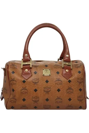 MCM Pre-owned, Kobieta, brązowy, ONE SIZE, Skóra, Pre-owned Skórzane torebki