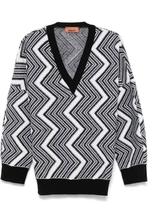Missoni Swetry, Kobieta, Wielobarwność, M, Biała Sweter Dla Kobiet