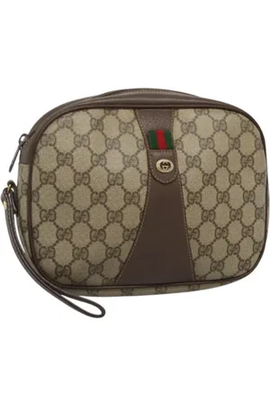 Gucci Pre-owned, Kobieta, Beżowy, ONE SIZE, Skóra, Pre-owned Leather clutches