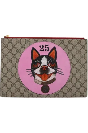 Gucci Pre-owned, Kobieta, Beżowy, ONE SIZE, Skóra, Pre-owned Leather clutches