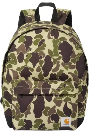 Carhartt Torebki, unisex, Zielony, ONE SIZE, Poliester, Plecak Camo Duck Stylowy Funkcjonalny