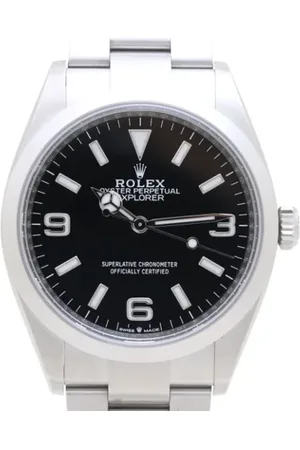 Rolex Pre-owned, Mężczyzna, Czarny, ONE SIZE, Pre-owned Stainless Steel watches