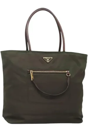 Prada Pre-owned, Kobieta, Zielony, ONE SIZE, Nylon, Pre-owned Nylon prada-bags