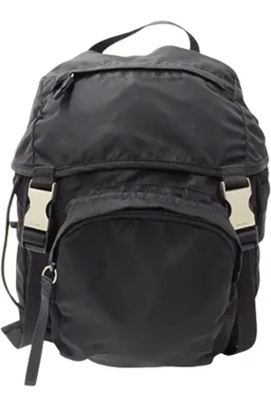 Prada Pre-owned, unisex, Czarny, ONE SIZE, Pre-owned Fabric backpacks
