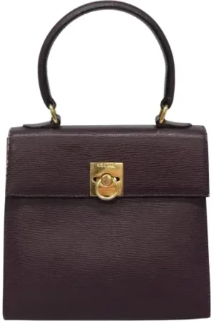 Céline Pre-owned, Kobieta, Fioletowy, ONE SIZE, Skóra, Pre-owned Skórzane torebki