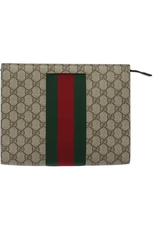 Gucci Pre-owned, Kobieta, Beżowy, ONE SIZE, Skóra, Pre-owned Leather clutches