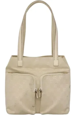 Gucci Pre-owned, Kobieta, Beżowy, ONE SIZE, Pre-owned Canvas gucci-bags
