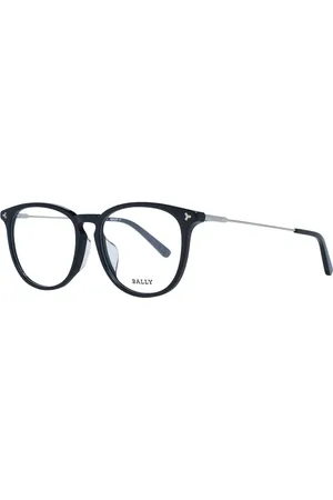 Bally Akcesoria, Kobieta, Niebieski, ONE SIZE, Czarne Okulary Optyczne Damskie Kwadratowy Styl