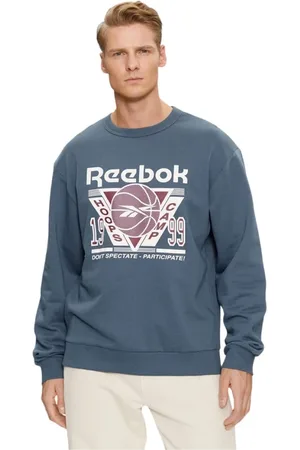 Reebok Bluzy, Mężczyzna, Niebieski, L, Koszulka Basketball Regular Fit