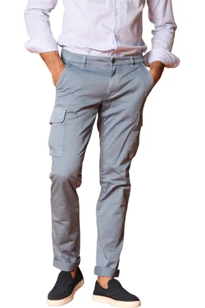 Masons Spodnie, Mężczyzna, Niebieski, XS, Bawełna, Cargo Pants Extra Slim Fit