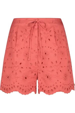 Fabienne Chapot Szorty, Kobieta, Czerwony, M, Len, Gioya Shorts