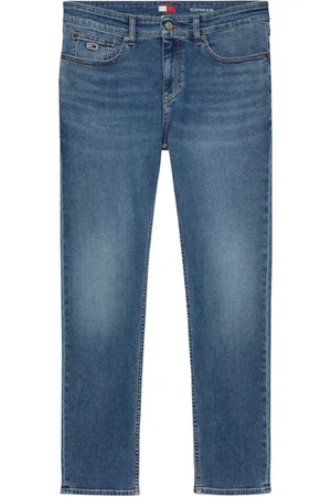 Tommy Hilfiger Jeansy, Mężczyzna, Niebieski, W34 L32, Niebieskie Jeansyy Stretch Zamek