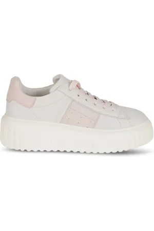 Hogan Buty, Kobieta, Biały, 39 1/2 EU, Stylowe Sneakersy dla Mężczyzn