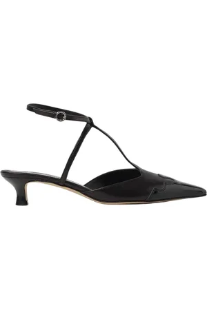Aeyde Buty, Kobieta, Czarny, 37 EU, Czarne Kitten Heel Obcasy