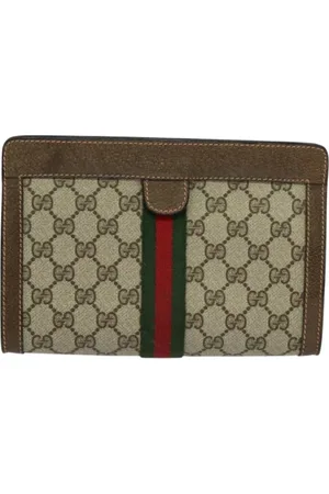 Gucci Pre-owned, Kobieta, Beżowy, ONE SIZE, Skóra, Pre-owned Leather clutches