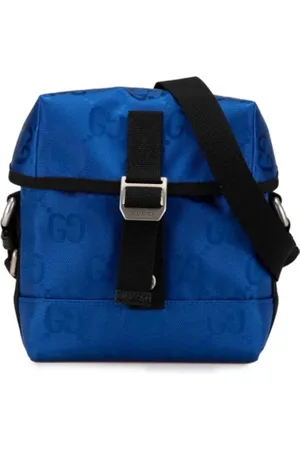 Gucci Pre-owned, Kobieta, Niebieski, ONE SIZE, Nylon, Pre-owned Nylon gucci-bags