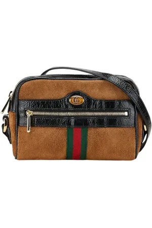 Gucci Pre-owned, Kobieta, brązowy, ONE SIZE, Skóra, Pre-owned Leather gucci-bags
