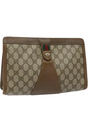 Gucci Pre-owned, Kobieta, Beżowy, ONE SIZE, Skóra, Pre-owned Leather clutches
