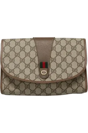 Gucci Pre-owned, Kobieta, Beżowy, ONE SIZE, Skóra, Pre-owned Leather clutches