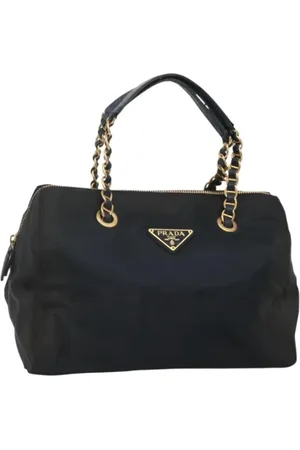 Prada Pre-owned, Kobieta, Niebieski, ONE SIZE, Nylon, Pre-owned Nylon handbags