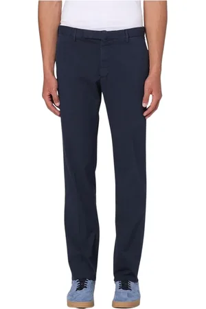 Incotex Spodnie, Mężczyzna, Niebieski, L, Eleganckie Beżowe Spodnie Casual