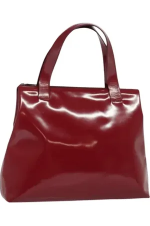 Prada Pre-owned, Kobieta, Czerwony, ONE SIZE, Skóra, Pre-owned Skórzane torebki