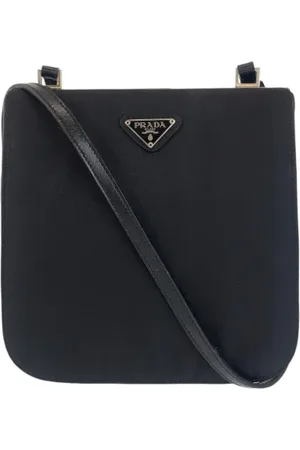 Prada Pre-owned, Kobieta, Czarny, ONE SIZE, Nylon, Pre-owned Canvas crossbody-bags