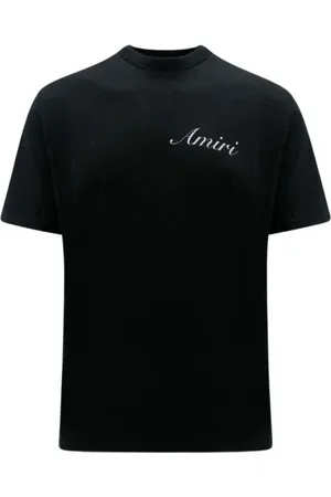 AMIRI Koszulki, Mężczyzna, Czarny, 2XL, Czarna Koszulka z Logo