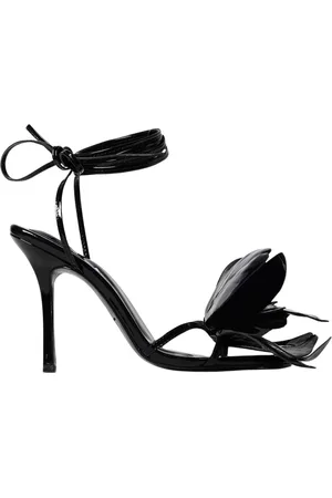 Alexander Wang Buty, Kobieta, Czarny, 37 EU, Czarne Lakierowane Szpilki Sandały