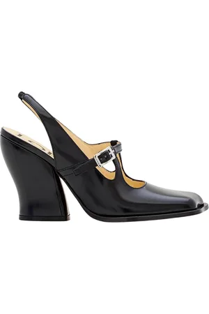 Loewe Buty, Kobieta, Czarny, 37 EU, Czarne Slingback Obcasy Obcasy