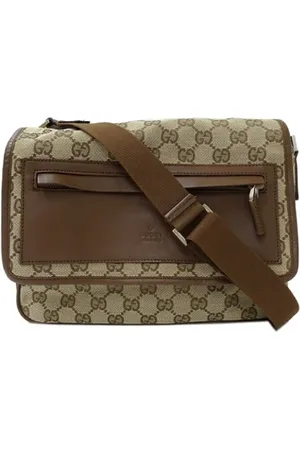 Gucci Pre-owned, Kobieta, brązowy, ONE SIZE, Pre-owned Canvas gucci-bags