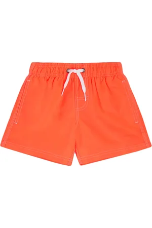 Sundek Stroje kąpielowe, Mężczyzna, Pomarańczowy, S, Nylon, Nylon Boxer Kąpielówki z Troczkiem
