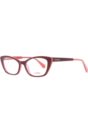 Max&Co. Akcesoria, Kobieta, Czerwony, ONE SIZE, Czerwone Okulary Optyczne Cat Eye