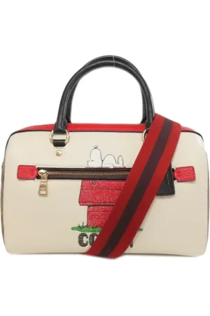 Coach Pre-owned, Kobieta, Biały, ONE SIZE, Skóra, Pre-owned Skórzane torebki
