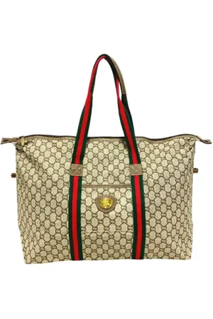 Gucci Pre-owned, Kobieta, brązowy, ONE SIZE, Bawełna, Pre-owned Cotton gucci-bags