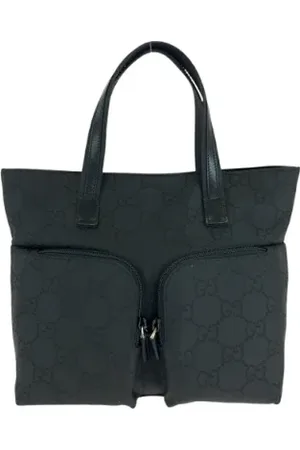 Gucci Pre-owned, Kobieta, Czarny, ONE SIZE, Pre-owned Canvas handbags