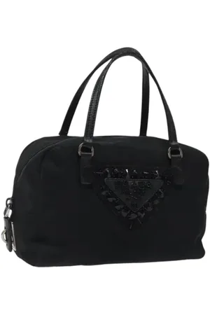 Prada Pre-owned, Kobieta, Czarny, ONE SIZE, Nylon, Pre-owned Nylon handbags