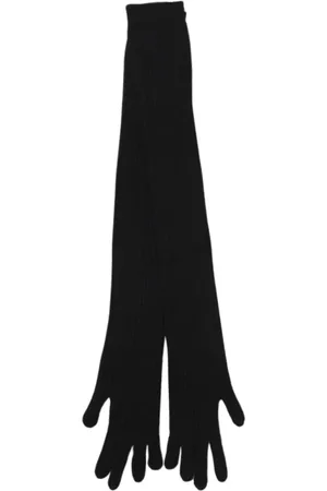 Alberta Ferretti Akcesoria, Kobieta, Czarny, ONE SIZE, Czarne Zimowe Rękawiczki
