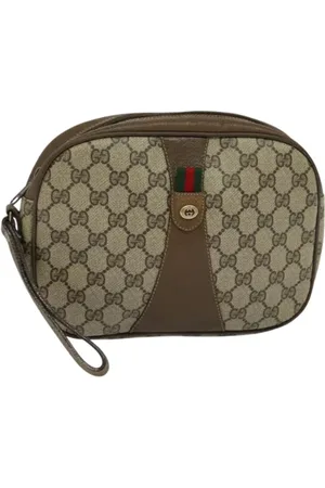 Gucci Pre-owned, Kobieta, Beżowy, ONE SIZE, Skóra, Pre-owned Leather clutches