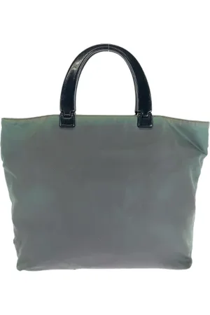 Prada Pre-owned, Kobieta, Zielony, ONE SIZE, Nylon, Pre-owned Canvas totes
