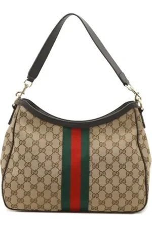 Gucci Pre-owned, Kobieta, Beżowy, ONE SIZE, Skóra, Pre-owned Canvas gucci-bags